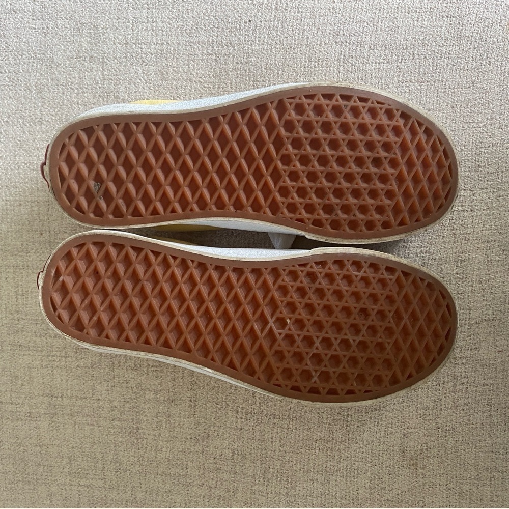 Vans Butter Yellow and White Sneakers - Picture 5 of 6